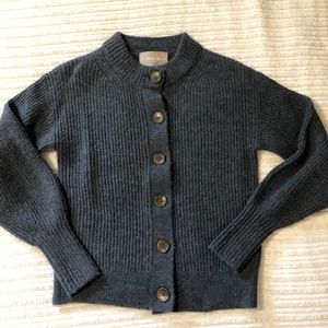 Everlane Cropped Alpaca Cardigan